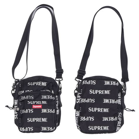 supreme reflective shoulder bag real vs fake|how to spot a false supreme.